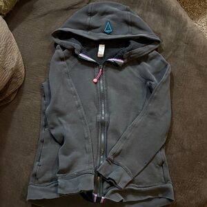 Ivivva Charcoal Zip-Up Hoodie